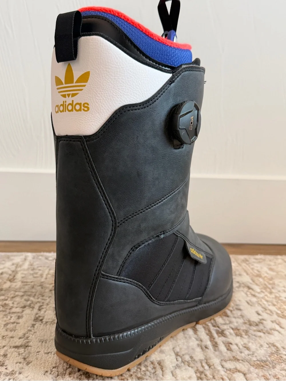 Adidas Response 3MC ADV Double Boa Black Snowboarding Boots Size 11.5 NEW! RARE!